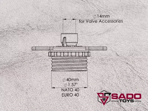 Gas Mask Valve Dimensions